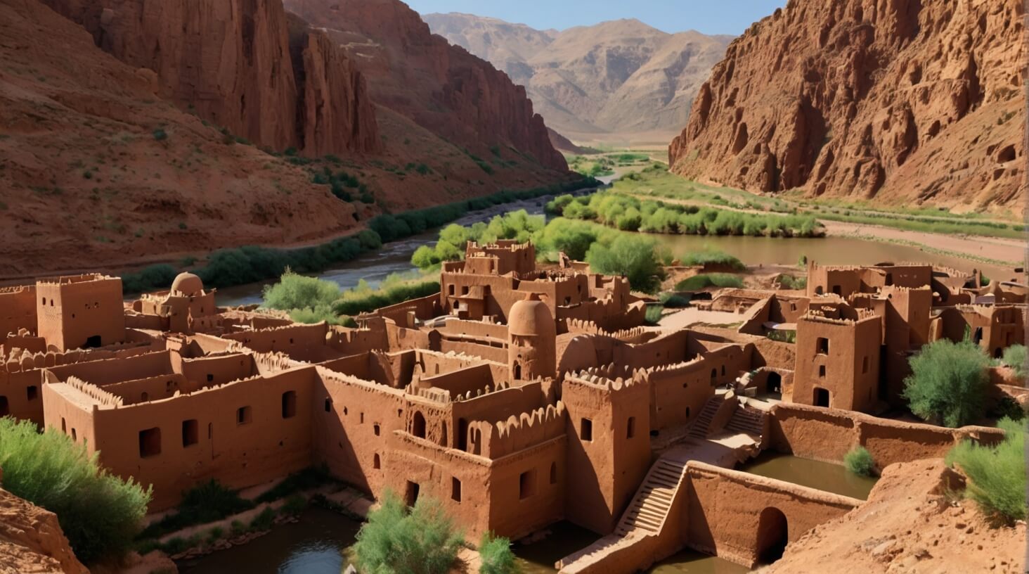 Stunning architectural marvels amidst the breathtaking landscapes of Dades Valley.