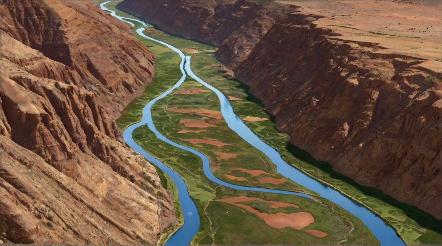 Aerial view of the stunning geological formation in Dades Valley, Morocco, showcasing vibrant colors and intricate rock formations.