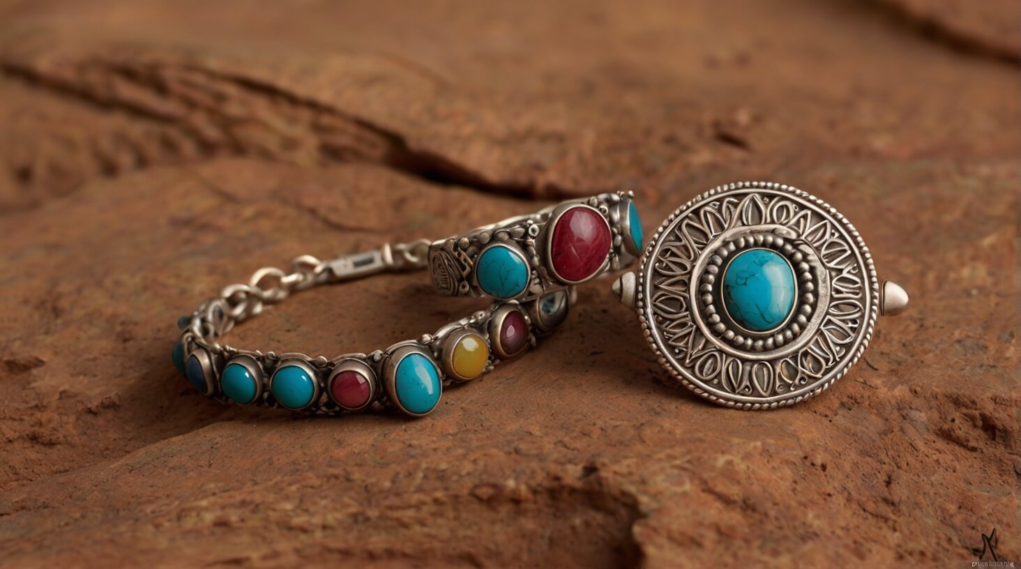 Handcrafted artisanal jewelry featuring intricate motifs inspired by nature and culture.