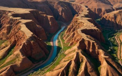 Dades Gorges Natural Erosion Patterns