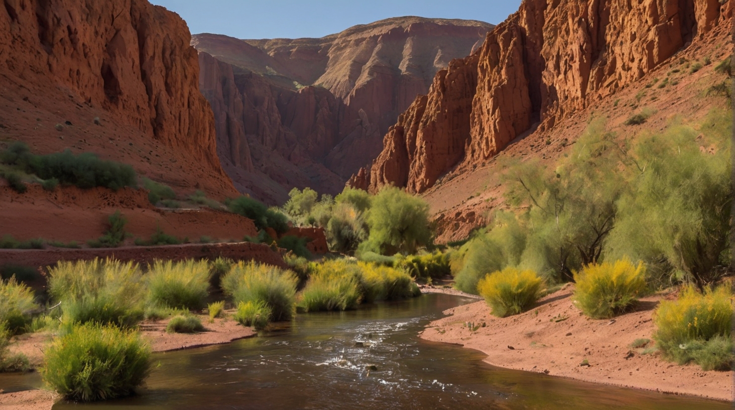Image showing geological formations amidst diverse biodiversity, showcasing nature's intricate beauty and ecological balance.