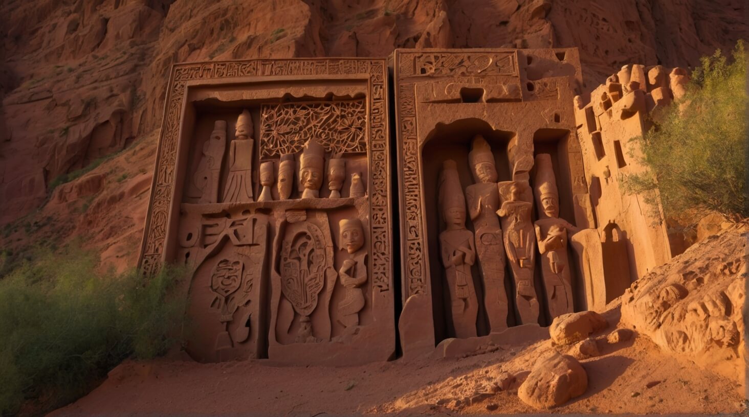 Enigmatic stone carvings revealing ancient mysteries