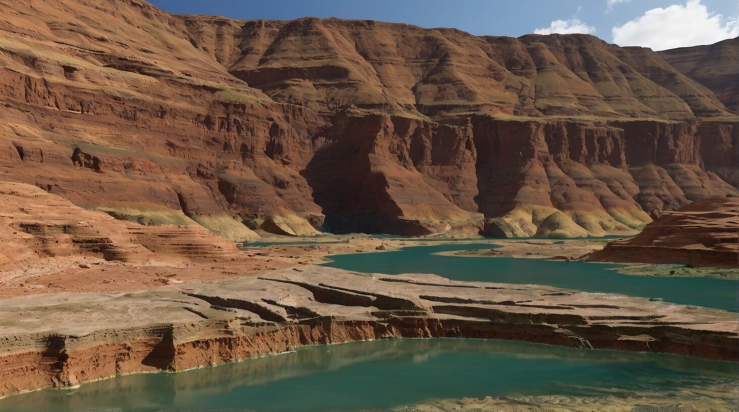 An illustration depicting the influence of the Devonian period on marine life.