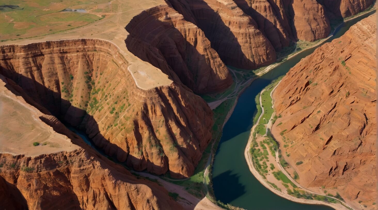 An informative image depicting the powerful forces driving erosion processes in nature.