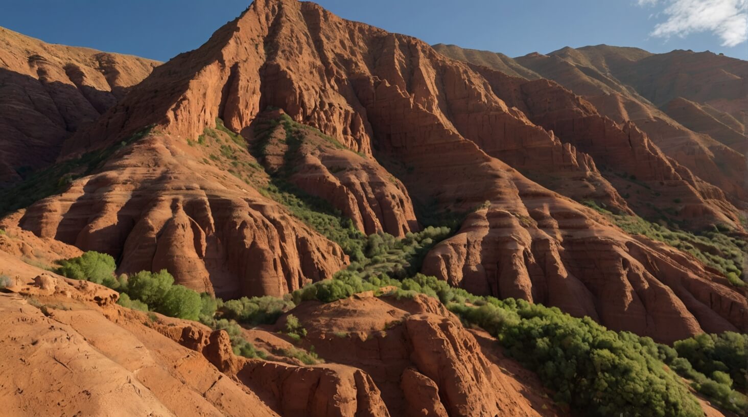 A breathtaking landscape shaped by nature's gentle yet relentless force.